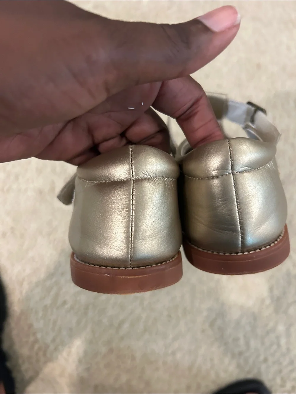 Girls' Metallic  Mary Jane Shoes